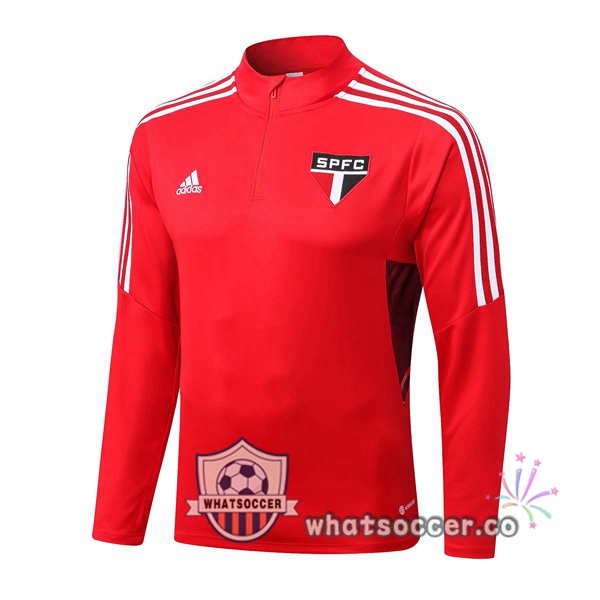Sao Paulo FC Red Soccer Sweater 2022-2023