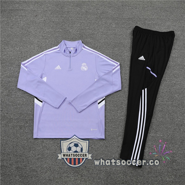 Real Madrid Purple Tracksuit 2022-2023