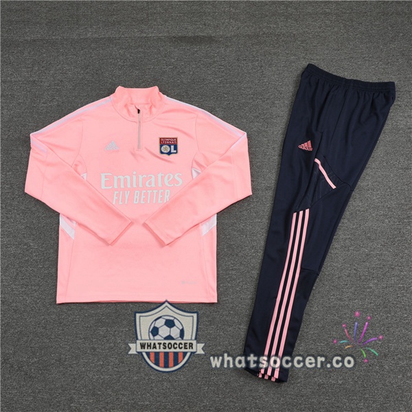 Olympique Lyonnais Rose Tracksuit 2022-2023