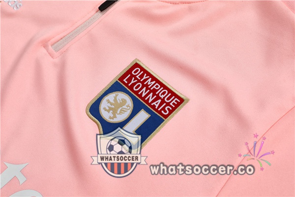 Olympique Lyonnais Rose Tracksuit 2022-2023