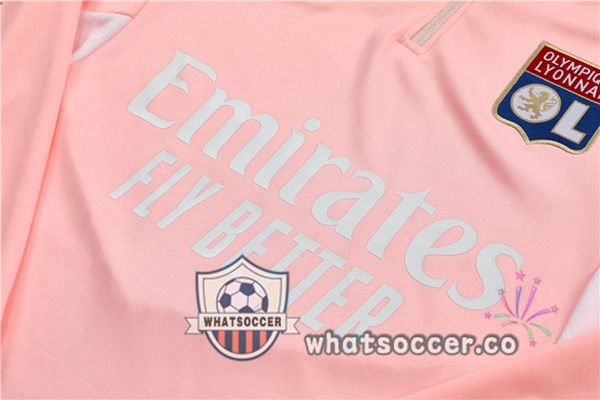 Olympique Lyonnais Rose Tracksuit 2022-2023