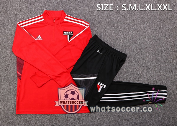 Sao Paulo FC Red Tracksuit 2022-2023