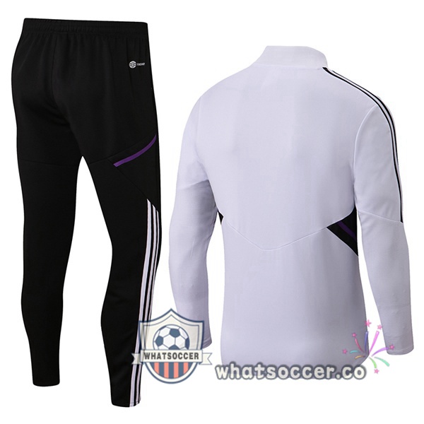 Real Madrid White Tracksuit 2022-2023