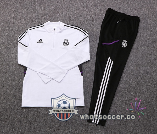 Real Madrid White Tracksuit 2022-2023