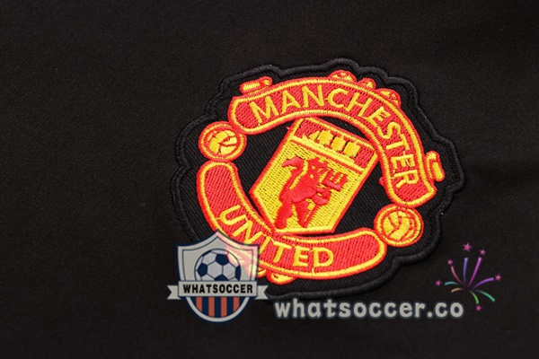 Manchester United Training T-Shirts + Shorts Black 2022-2023