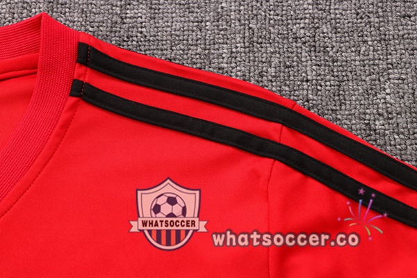 Manchester United Training T-Shirts + Shorts Red 2022-2023
