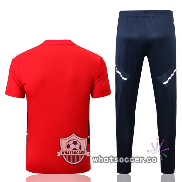 Arsenal Training T-Shirts + Pants Red 2022-2023