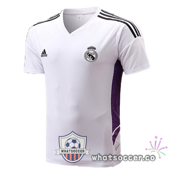 Real Madrid Training T-Shirts White 2022-2023