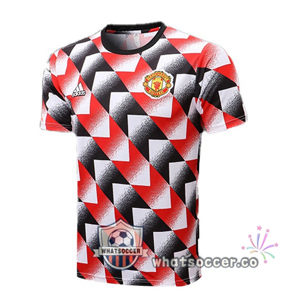 Manchester United Training T-Shirts Red Black 2022-2023