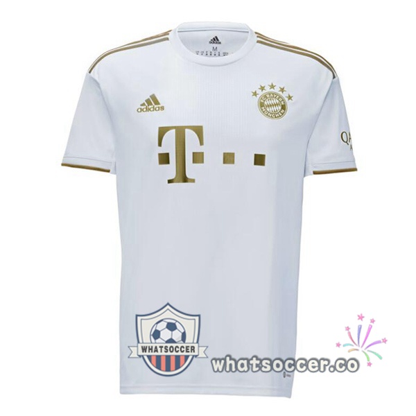 Bayern Munich Away Soccer Jerseys White 2022-2023