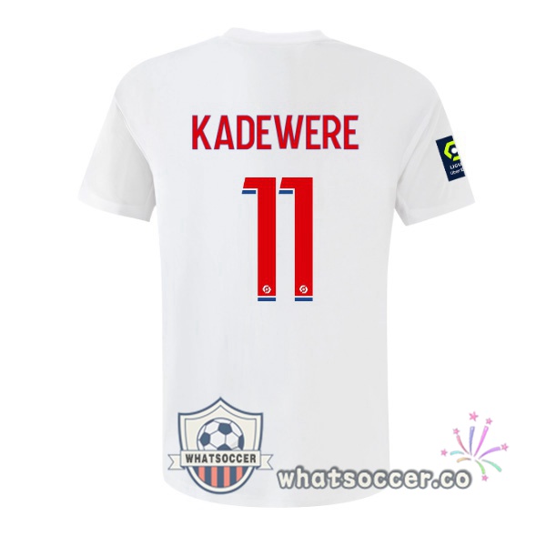 Olympique Lyonnais (KADEWERE 11) Home Soccer Jerseys White 2022-2023