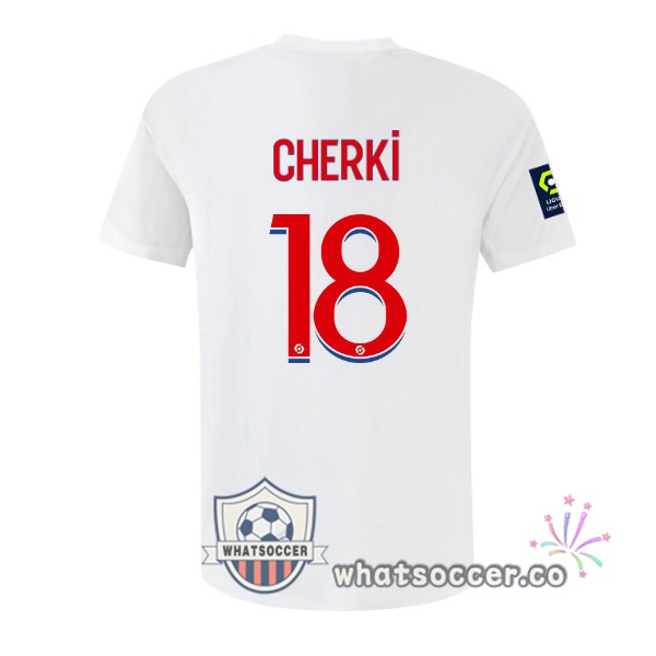 Olympique Lyonnais (CHERKI 18) Home Soccer Jerseys White 2022-2023
