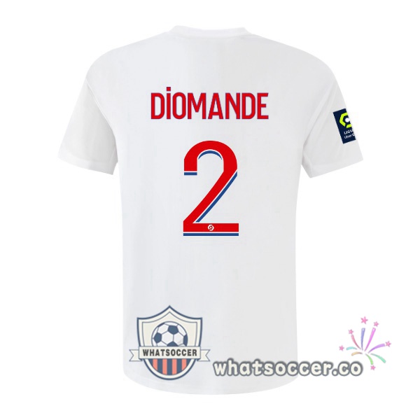 Olympique Lyonnais (DIOMANDE 2) Home Soccer Jerseys White 2022-2023