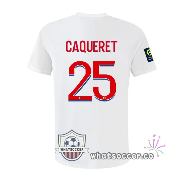 Olympique Lyonnais (CAQUERET 25) Home Soccer Jerseys White 2022-2023