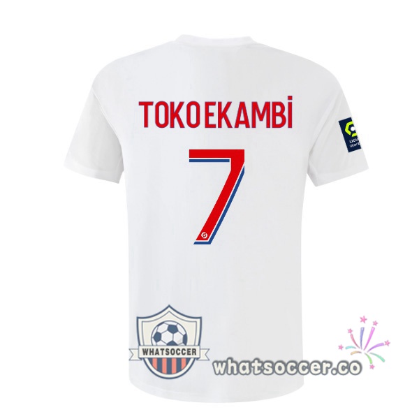 Olympique Lyonnais (TOKO EKAMBI 7) Home Soccer Jerseys White 2022-2023
