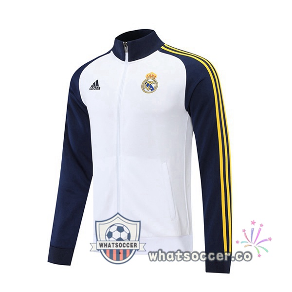 Real Madrid White Soccer Jacket 2022-2023