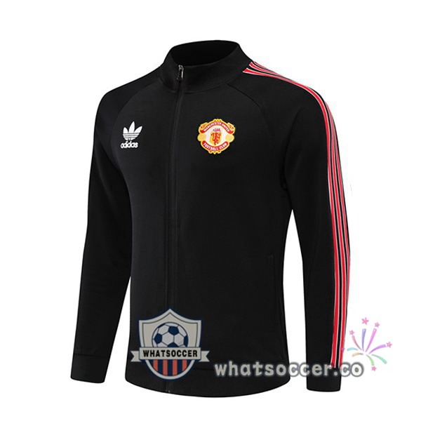 Manchester United Black Soccer Jacket 2022-2023