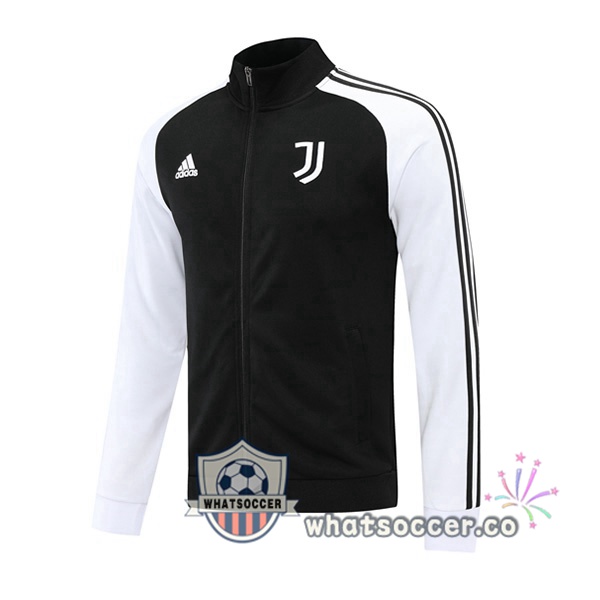 Juventus Black White Soccer Jacket 2022-2023