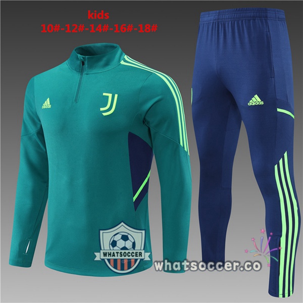 Juventus Kids Green Tracksuit 2022-2023