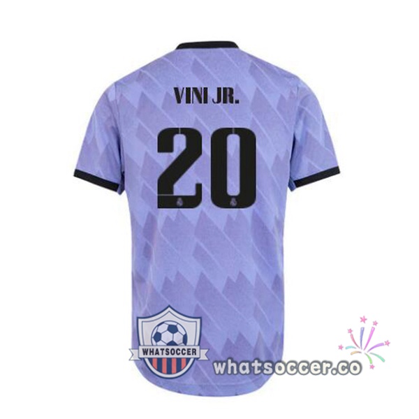 Real Madrid (Vini Jr. 20) Away Soccer Jerseys Purple 2022-2023