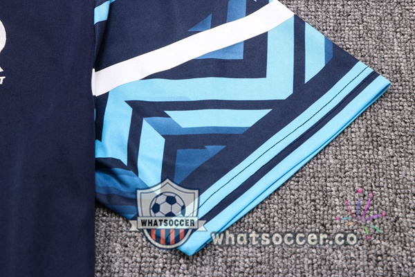 Training Polo Olympique de Marseille + Pants Blue Royal 2022-2023