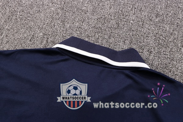 Training Polo Olympique de Marseille + Pants Blue Royal 2022-2023