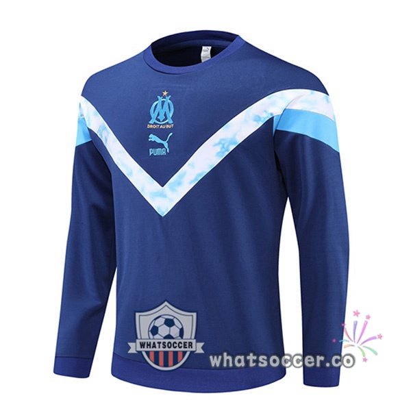 Olympique de Marseille Blue Soccer Sweater 2022-2023