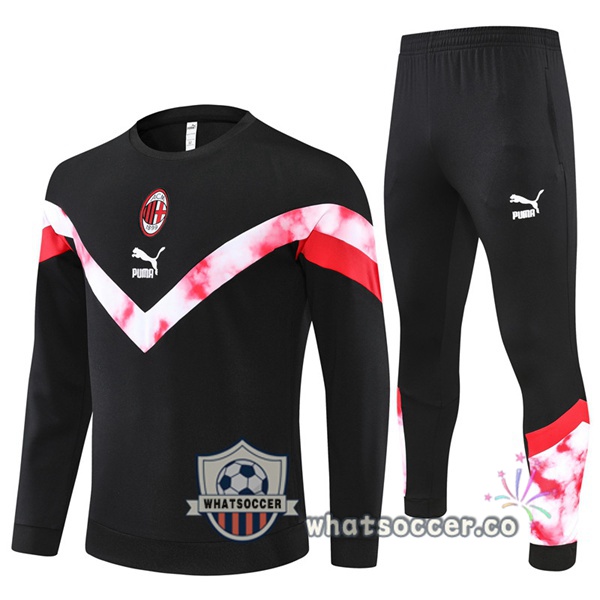 AC Milan Black Tracksuit 2022-2023