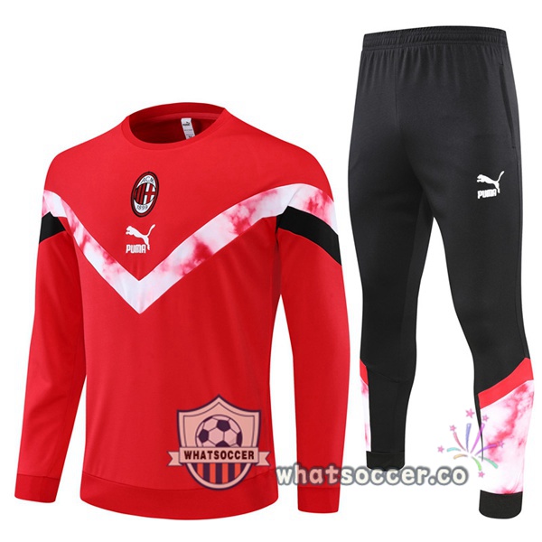 AC Milan Red Tracksuit 2022-2023