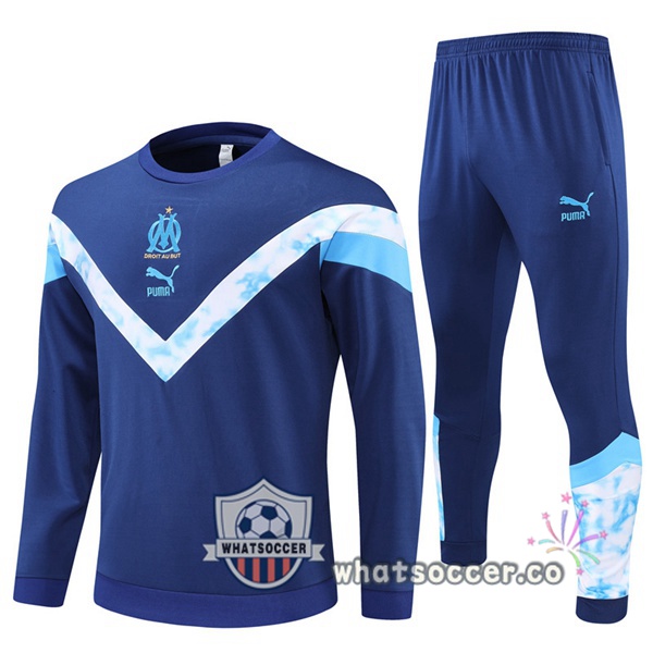 Olympique de Marseille Blue Tracksuit 2022-2023