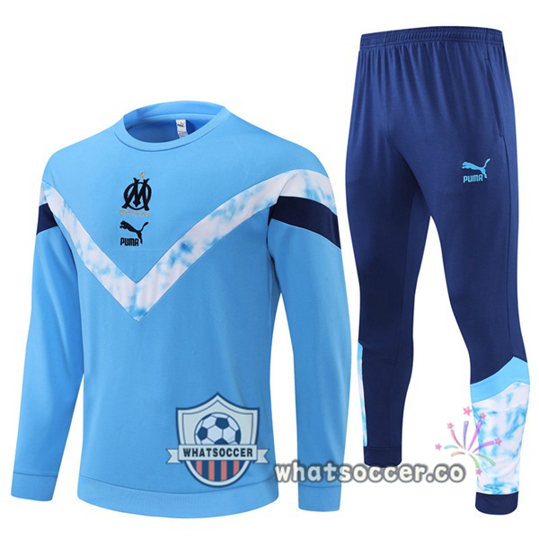 Olympique de Marseille Blue Tracksuit 2022-2023