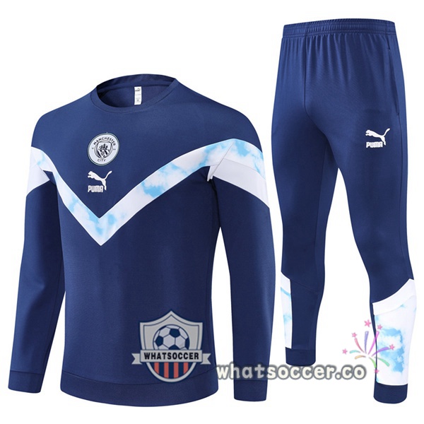 Manchester City Blue Tracksuit 2022-2023
