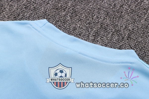 Manchester City Training T-Shirts + Shorts Blue 2022-2023
