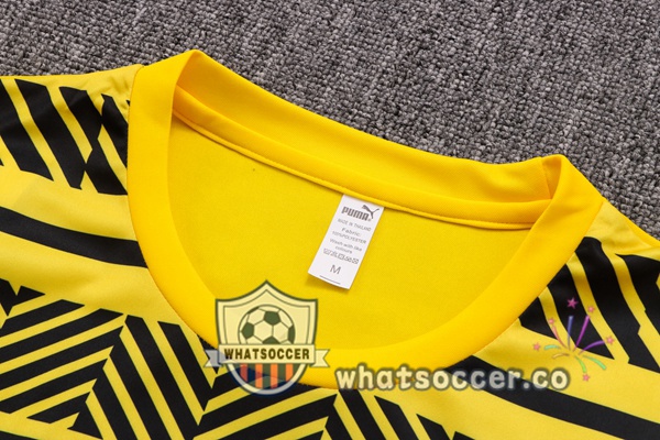 Dortmund BVB Training T-Shirts + Shorts Yellow 2022-2023