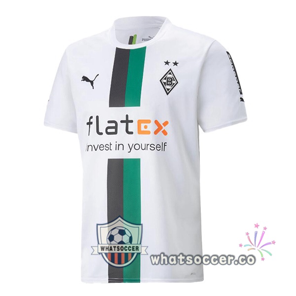 Monchengladbach Home Soccer Jerseys White 2022-2023