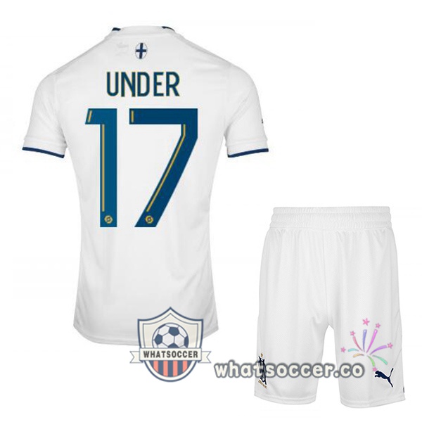 Olympique de Marseille (UNDER 17) Kids Home Soccer Jerseys White 2022-2023