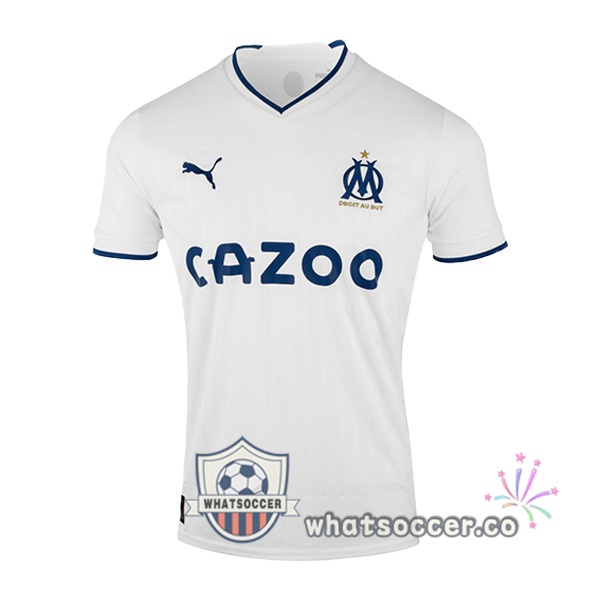 Olympique de Marseille Home Soccer Jerseys White 2022-2023