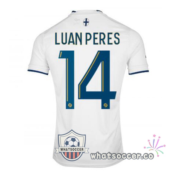 Olympique de Marseille (LUAN PERES 14) Home Soccer Jerseys White 2022-2023