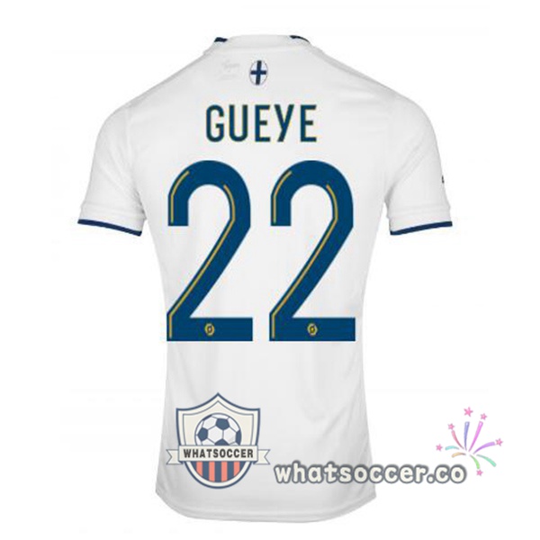 Olympique de Marseille (GUEYE 22) Home Soccer Jerseys White 2022-2023