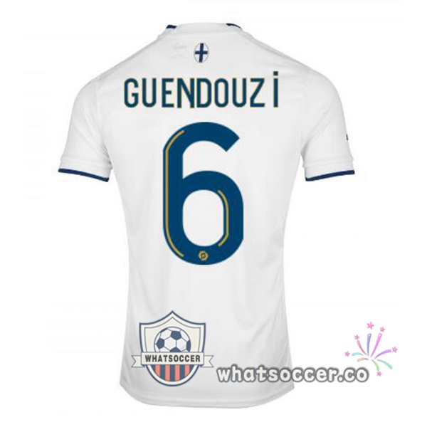 Olympique de Marseille (GUENDOUZI 6) Home Soccer Jerseys White 2022-2023