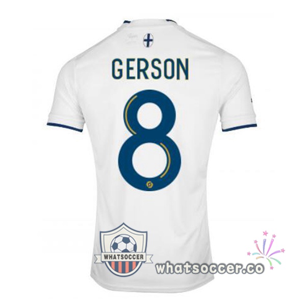 Olympique de Marseille (GERSON 8) Home Soccer Jerseys White 2022-2023