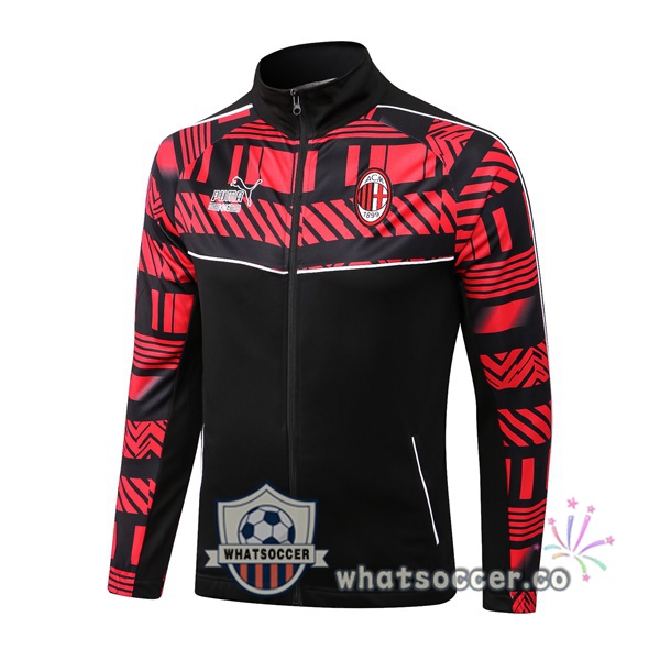 AC Milan Black Red Soccer Jacket 2022-2023
