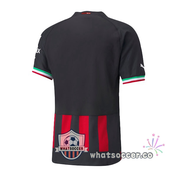 AC Milan Home Soccer Jerseys Red 2022-2023