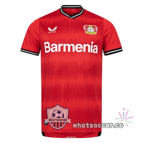 Bayer 04 Leverkusen Home Soccer Jerseys Red 2022-2023