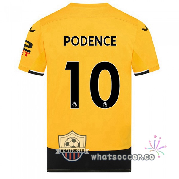 Wolves (PODENCE 10) Home Soccer Jerseys Yellow 2022-2023