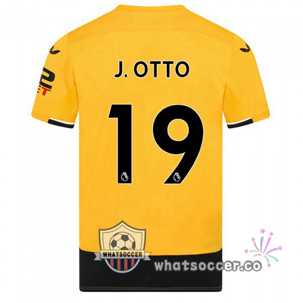 Wolves (J. OTTO 19) Home Soccer Jerseys Yellow 2022-2023