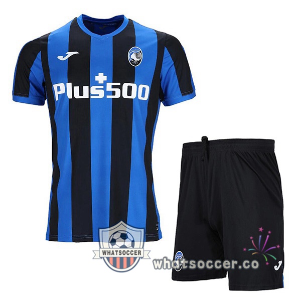 Atalanta Kids Home Soccer Jerseys Blue 2022-2023