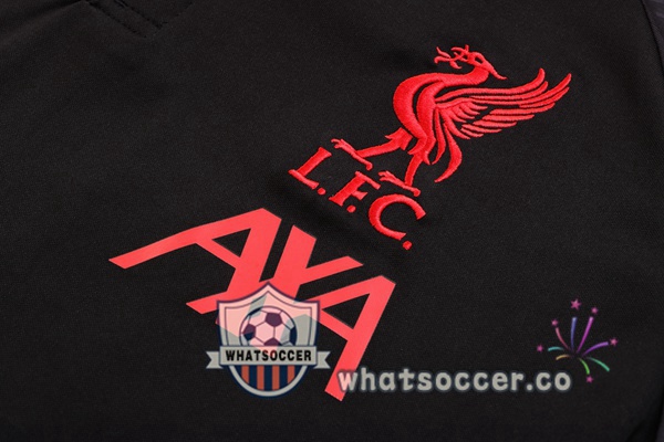 Training Polo FC Liverpool + Pants Black 2022-2023