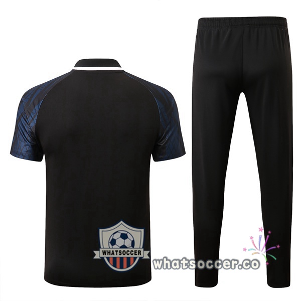 Training Polo Inter Milan + Pants Black 2022-2023