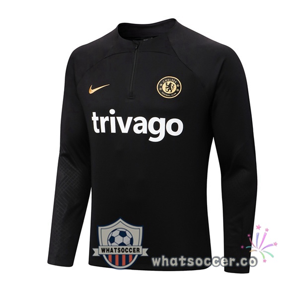 FC Chelsea Black Soccer Sweater 2022-2023